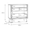 Forte Комод, HLTK211EC-M806 - Home Club, зображення 7