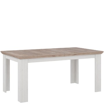 Forte Розкладний стіл 160x90 см Iloppa Дуб Нельсон / Дуб Сніжний, EPLT401-J99 - Home Club