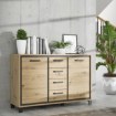 Forte Комода в стилі лофт 140 см Trondheim, TDHK233-C773 - Home Club
