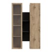 Forte Навісна вітрина 85 см Breathtaker Дуб Artisan/Дуб Cabezone, BTHVH331-M703 - Home Club, зображення 3