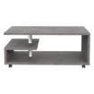 Forte Мобільний журнальний столик 105x60 см Bailey, бетон, BL1T01-U41 - Home Club, зображення 2