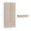 Forte Шафа для одягу, PNPS922-Q170 - Home Club, зображення 12