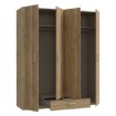 Forte Шкаф высотой 180 см с ящиком Econobox 2, дуб Mauvella, ECBS941-D108 - Home Club, изображение 5