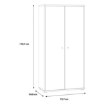 Forte Шафа для одягу, T2KK521-120 - Home Club, зображення 6