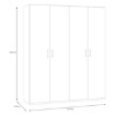 Forte Шафа 180 см Econobox 2, дуб Mauvella, ECBS945-D108 - Home Club, зображення 6