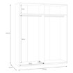 Forte Шафа 180 см Econobox 2, дуб Mauvella, ECBS945-D108 - Home Club, зображення 7