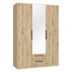 Forte Шафа з дзеркалом і шухлядами 150 см Cadixo Дуб Artisan, CDXS83S-D78 - Home Club, зображення 4