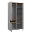 Forte Шафа 110 см Surfinio Сірий/Дуб Катанія, SFNS721R-M378 - Home Club, зображення 3