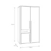 Forte Шафа 110 см Surfinio Сірий/Дуб Катанія, SFNS721R-M378 - Home Club, зображення 4