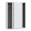 Forte Розсувна шафа 150 см Sophistispace, біла, SSQS72411-120 - Home Club, зображення 5