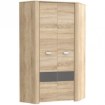 Forte Шафа 100 см Yoop Дуб Сонома/Сірий, YPS92-Q41 - Home Club