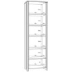 Forte Вузька вітрина 60 см Clif Old – Wood Vintage/Бетон, CLFV711-C546 - Home Club, зображення 7