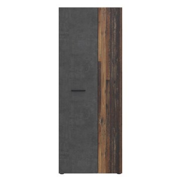 Forte Шкаф 70 см Net306 Old – Винтажный деревянный/бетон, MS264-C754 - Home Club