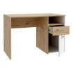 Forte Письмовий стіл 110x60 см із шухлядою та шафкою Culgoa, дуб Artisan, CUGB111-C881 - Home Club, зображення 5