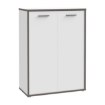 Forte Шкафчик 90 см Keflavik, белый/графитовый, KFLK321-J53 - Home Club, изображение 4