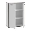 Forte Шкафчик 90 см Keflavik, белый/графитовый, KFLK321-J53 - Home Club, изображение 5
