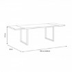 Forte Стол в стиле лофт 180–260 × 90 см, TBLT483-C826 - Home Club, изображение 3