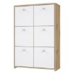 Forte Неглибока комода глибиною 30 см Best Chest, білий/дуб Artisan, SQNK321-C804 - Home Club, зображення 6