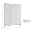 Forte Шафа для одягу L, HLTS731LEC-Z12A - Home Club, зображення 9