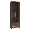 Forte Асиметрична шафа з висувними ящиками Clif Old – Wood Vintage/Бетон, CLFR712-C546 - Home Club, зображення 3