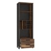 Forte Асиметрична шафа з висувними ящиками Clif Old – Wood Vintage/Бетон, CLFR712-C546 - Home Club, зображення 4