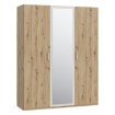 Forte Шафа з дзеркалом 170 см Tanaia Дуб Artisan/Пісочний, IRDS931-Q225 - Home Club, зображення 5