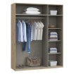 Forte Шафа з дзеркалом 170 см Tanaia Дуб Artisan/Пісочний, IRDS931-Q225 - Home Club, зображення 8