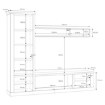 Forte Меблева стіна L, DURM05L-T75 - Home Club, зображення 9