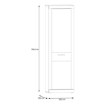 Forte Шафа 60 см Baccio Дуб Artisan/Білий/Дуб Artisan, BCCS811-C830 - Home Club, зображення 6