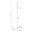 Forte Шкаф для одежды, ECBS811-120 - Home Club, изображение 8
