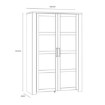 Forte Вітрина 110 см Chisbury Дуб «Рів'єра»/Світла модрина «Сібіу», BHLV621-M482 - Home Club, зображення 9