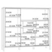 Forte Шафа 150 см з ламелями та шухлядами Jytana Дуб Mauvella/Чорний, JTNR332L-M635 - Home Club, зображення 7