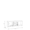 Forte Тв-тумба, EUFT131-D131 - Home Club, зображення 10