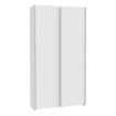 Forte Розсувна шафа 100 см, біла, HMNS62231-120 - Home Club, зображення 6