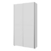 Forte Розсувна шафа 100 см, біла, HMNS62231-120 - Home Club, зображення 10