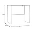 Forte Письменный стол 80x50 см, дуб «Сонома», DBBB111-D30F - Home Club, изображение 5