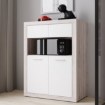 Forte Шафа 90 см Baccio, пісочний дуб/білий, BCCS321-M958 - Home Club