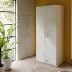 Forte Шафа 90 см із висувною шухлядою Econobox 2, біла, ECBS923-120 - Home Club