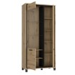 Forte Вітрина 100 см Trondheim Дуб Artisan/Дуб чорний, TDHV821L-C773 - Home Club, зображення 8