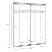 Forte Шафа для одягу, SSQS82412-C04 - Home Club, зображення 8