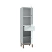 Forte Узкая витрина шириной 50 см с ящиком Penkridge Secret Grey/Dąb Szlachetny, PKDV711-M848 - Home Club, изображение 8