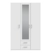 Forte Шкаф с зеркалом и ящиками 130 см Econobox 2, белый, ECBS931-120 - Home Club, изображение 2