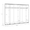 Forte Шафа для одягу, SSQS12413-120 - Home Club, зображення 9