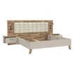 Forte Каркас кровати + тумбочки, RCQL1184B-Q250 - Home Club, изображение 6