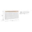 Forte Комод, DUKK222RB-Q356 - Home Club, зображення 12