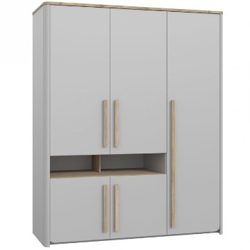Forte Шафа 160 см Surfinio Сірий/Дуб Катанія, SFNS731-M378 - Home Club