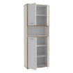 Forte Шафа з дверцятами 85 см Keflavik Білий/Дуб Artisan, KFLR822-C881 - Home Club, зображення 5