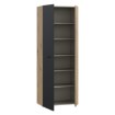 Forte Шафа для взуття 70 см Net306 Дуб Artisan/Чорний, MS263-M712 - Home Club, зображення 5