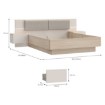 Forte Каркас ліжка, PNPL3161B-Q203 - Home Club, зображення 9