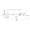 Forte Каркас ліжка, PNPL3141B-Q203 - Home Club, зображення 10
